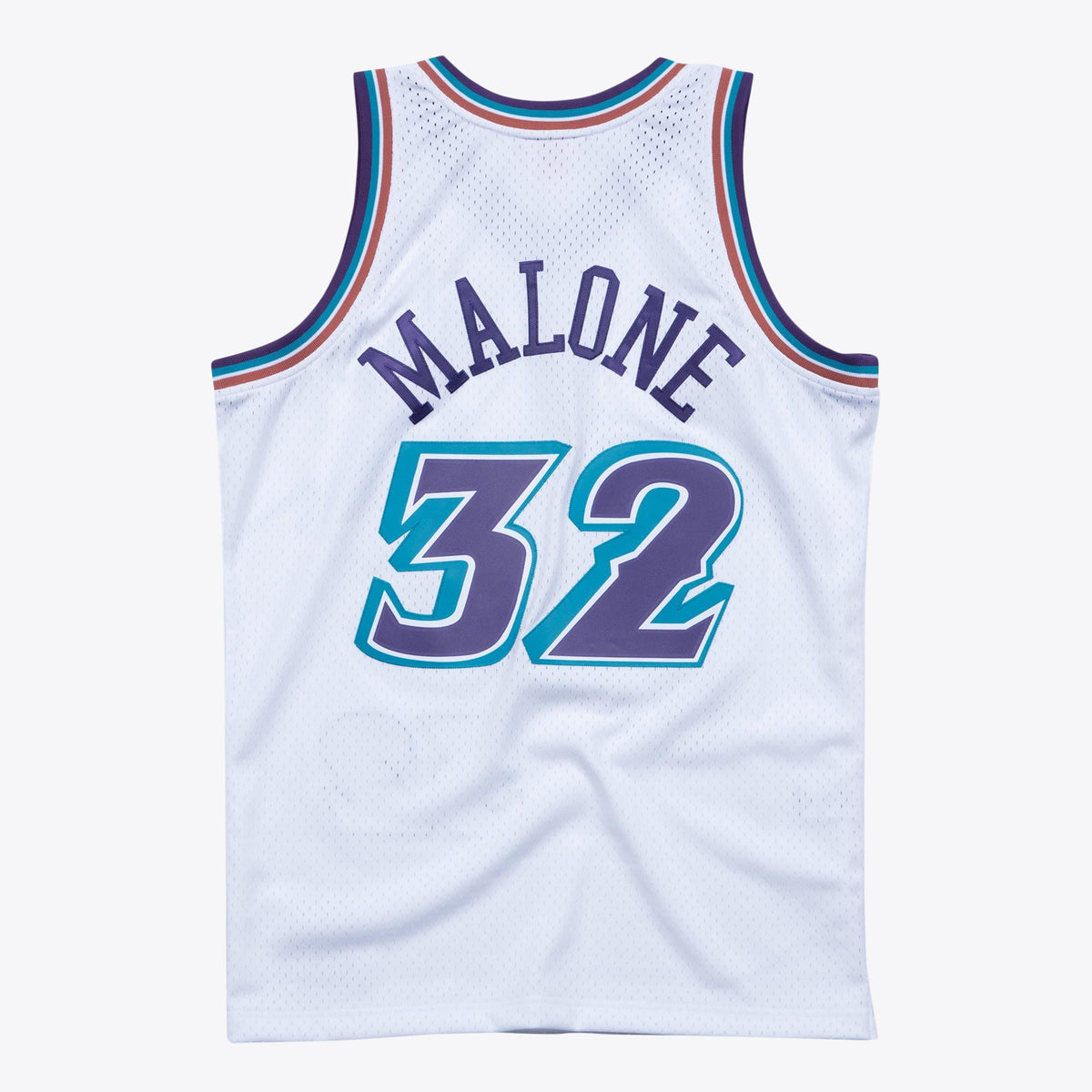 Utah Jazz Karl Malone 1996 Hardwood Classics Swingman Jersey By Mitchell & Ness - White