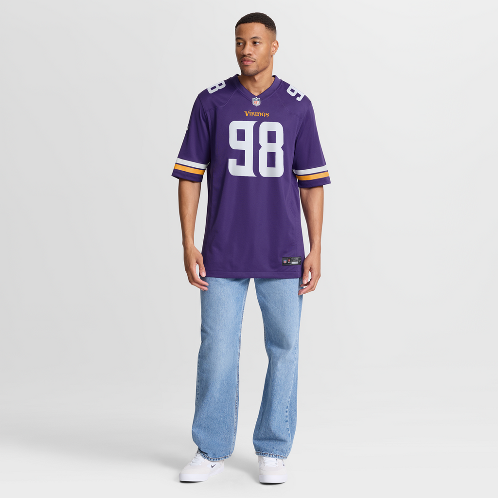 Minnesota Vikings Bo Richter Nike Purple Team Game Jersey