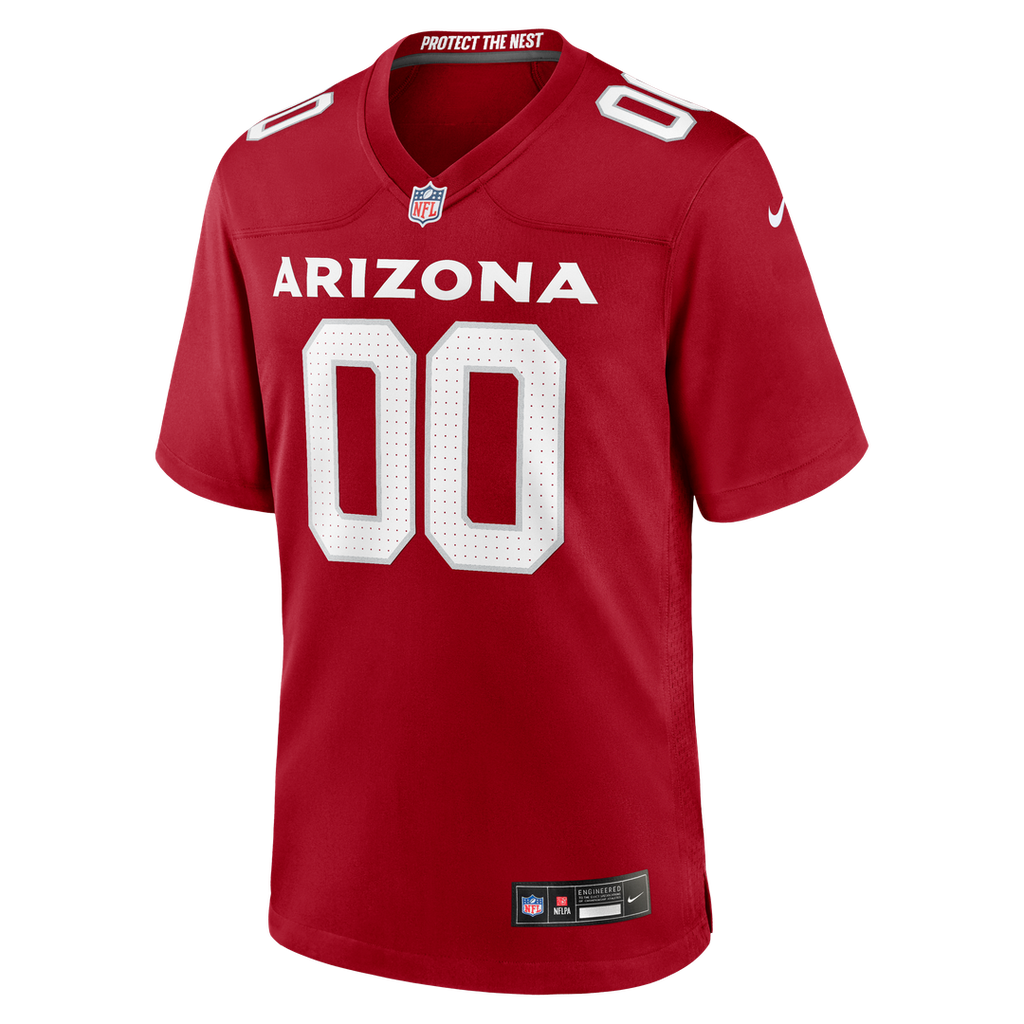 Arizona Cardinals Nike Cardinal Custom Game Jersey