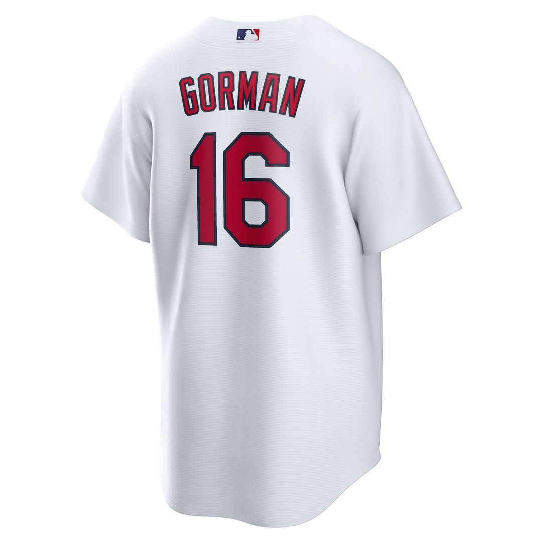 St. Louis Cardinals Nolan Gorman Nike White Home Replica Jersey