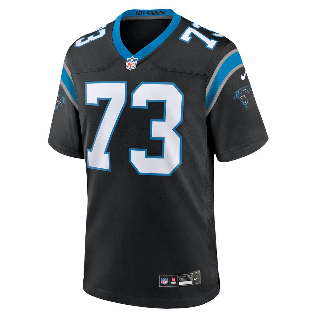 Carolina Panthers Rashard Lawrence Nike Black Game Jersey