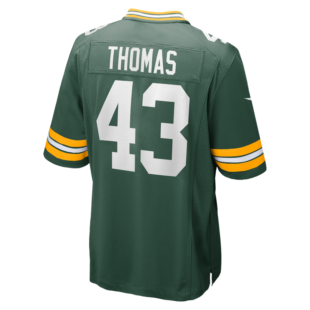 Green Bay Packers Kiondre Thomas Nike Green Game Player Jersey