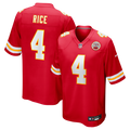 Kansas City Chiefs Rashee Rice Nike Red Game Jersey
