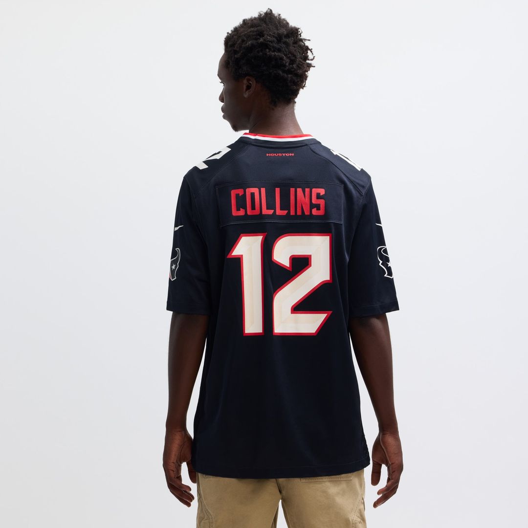 Houston Texans Nico Collins Nike Red Alternate Game Jersey