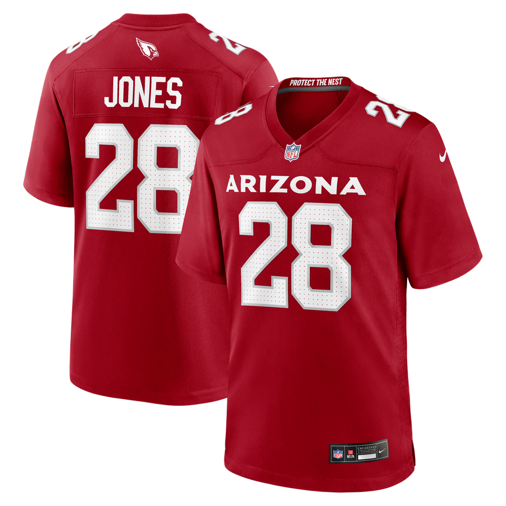 Arizona Cardinals Elijah Jones Nike Cardinal Team Game Jersey