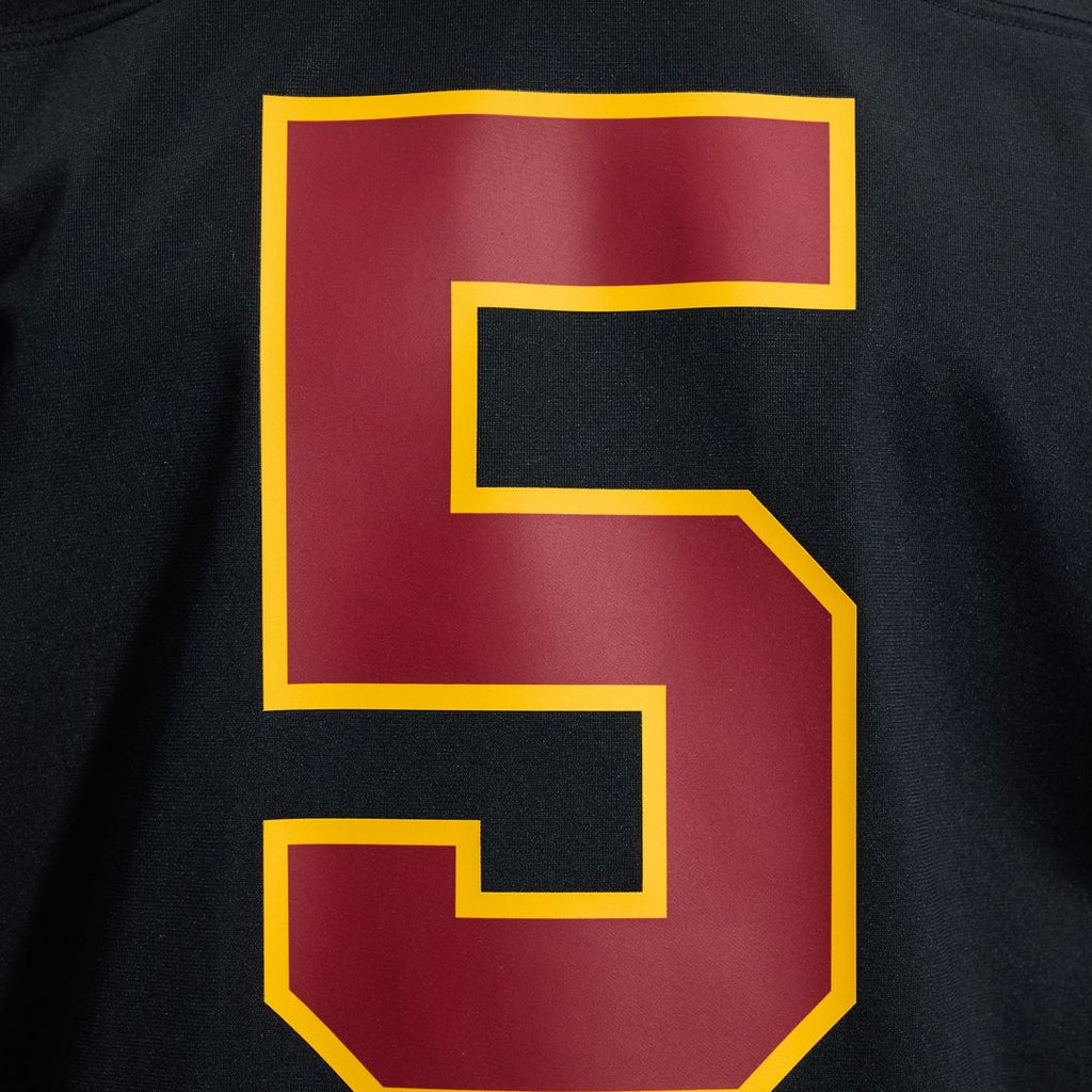 Hail Raiser Washington Commanders Jayden Daniels Nike Black Alternate Game Jersey