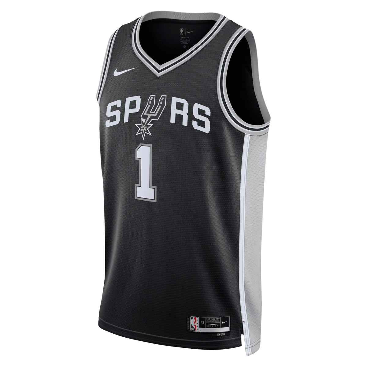 San Antonio Spurs Nike Icon Swingman Jersey - Victor Wembanyama