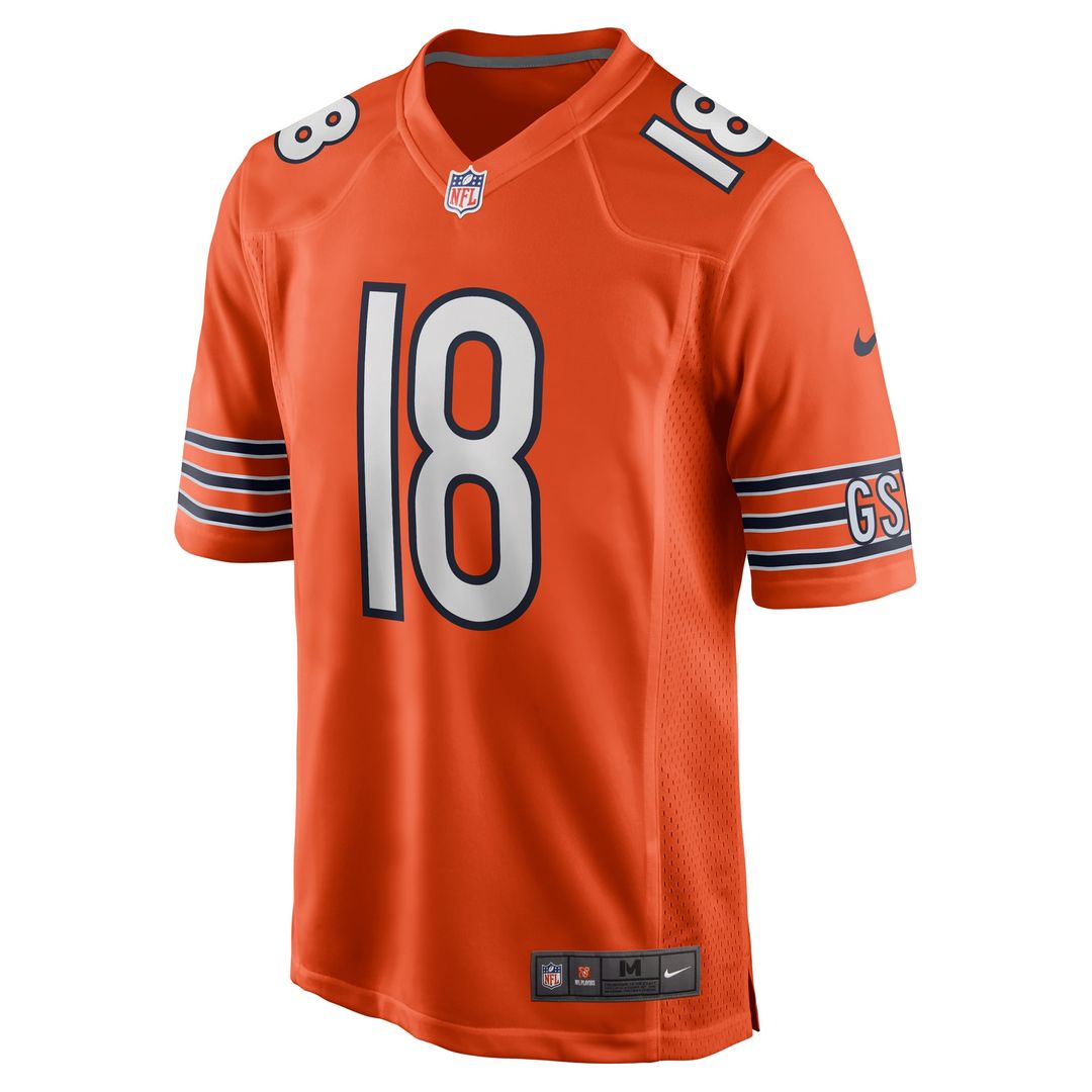 Chicago Bears Caleb Williams Nike White First Round Pick Player Game Jersey
