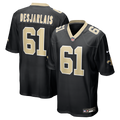 New Orleans Saints Drew Desjarlais Nike Black Game Player Jersey