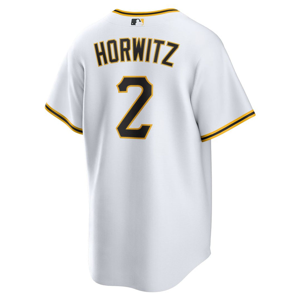 Pittsburgh Pirates Spencer Horwitz Nike White Home Replica Jersey