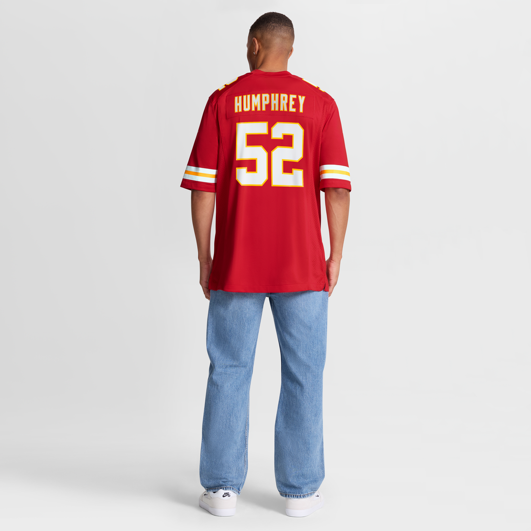 Kansas City Chiefs Creed Humphrey Nike Red Game Jersey