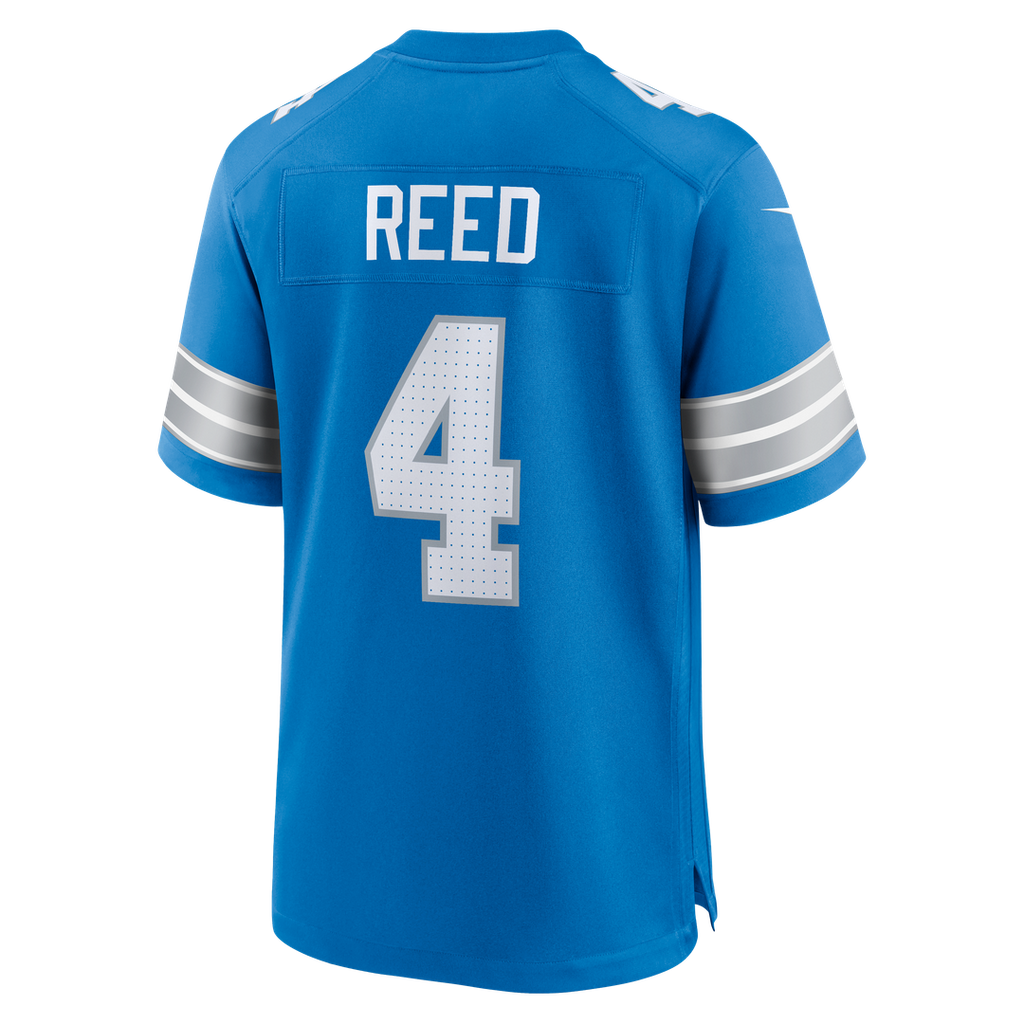 Detroit Lions D.J. Reed Nike Blue Team Game Jersey