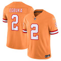 Tampa Bay Buccaneers Emeka Egbuka Nike Creamsicle Alternate Vapor F.U.S.E. Stitched Limited Jersey