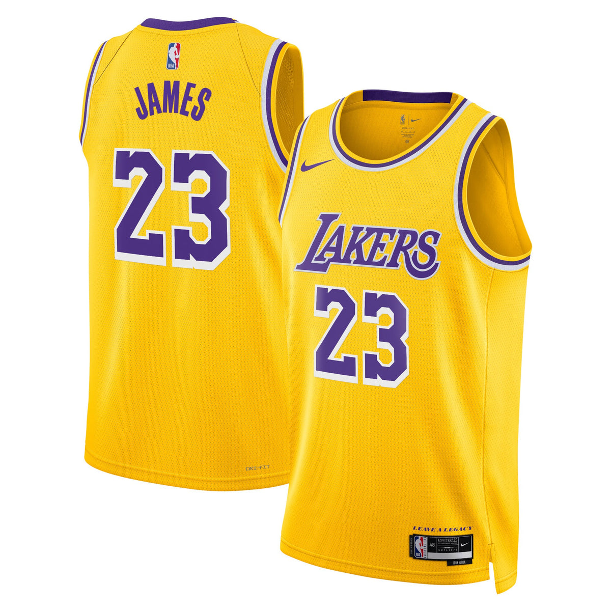 Los Angeles Lakers Nike Icon Swingman Jersey - James 23