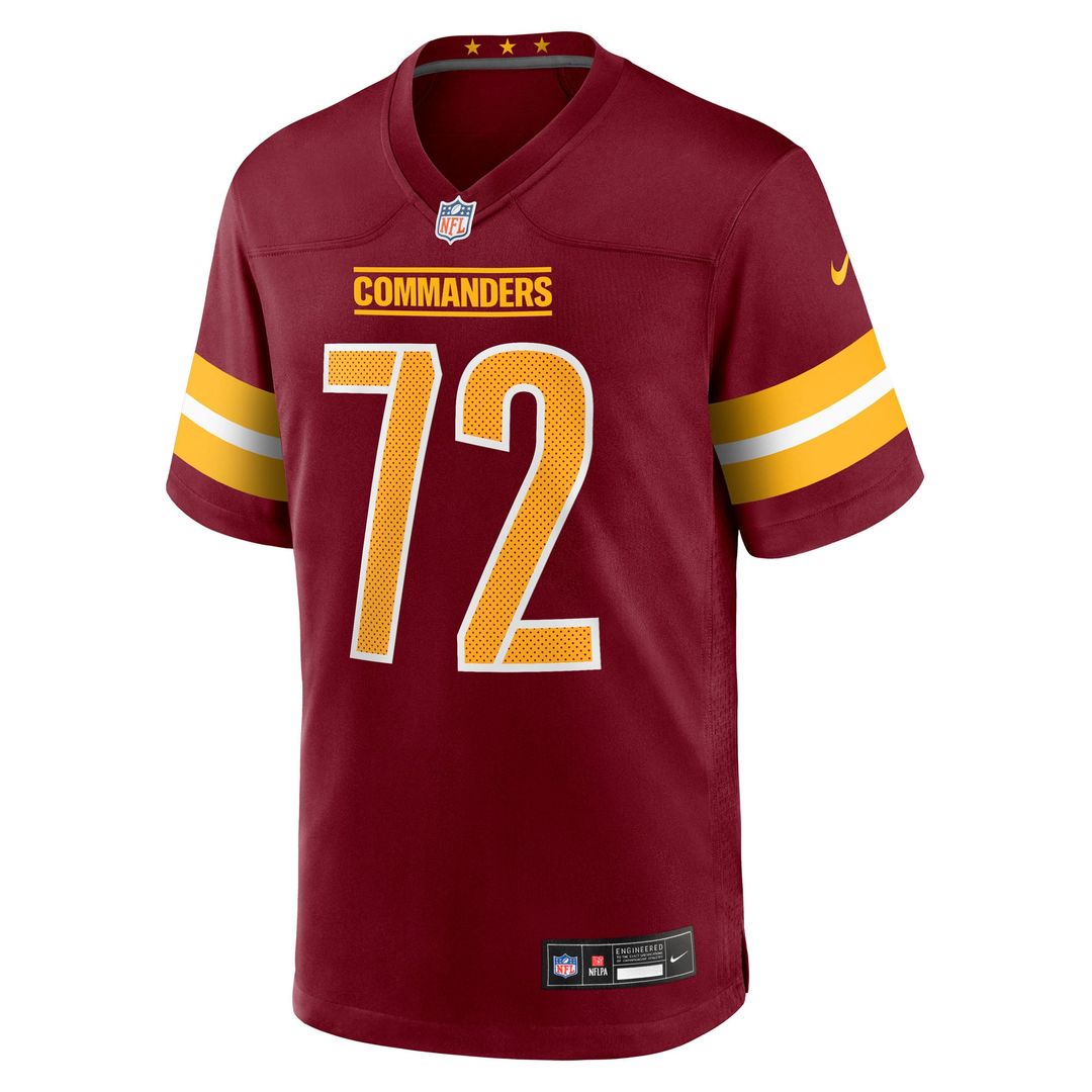 Washington Commanders Josh Conerly Jr. Nike Burgundy Team Game Jersey