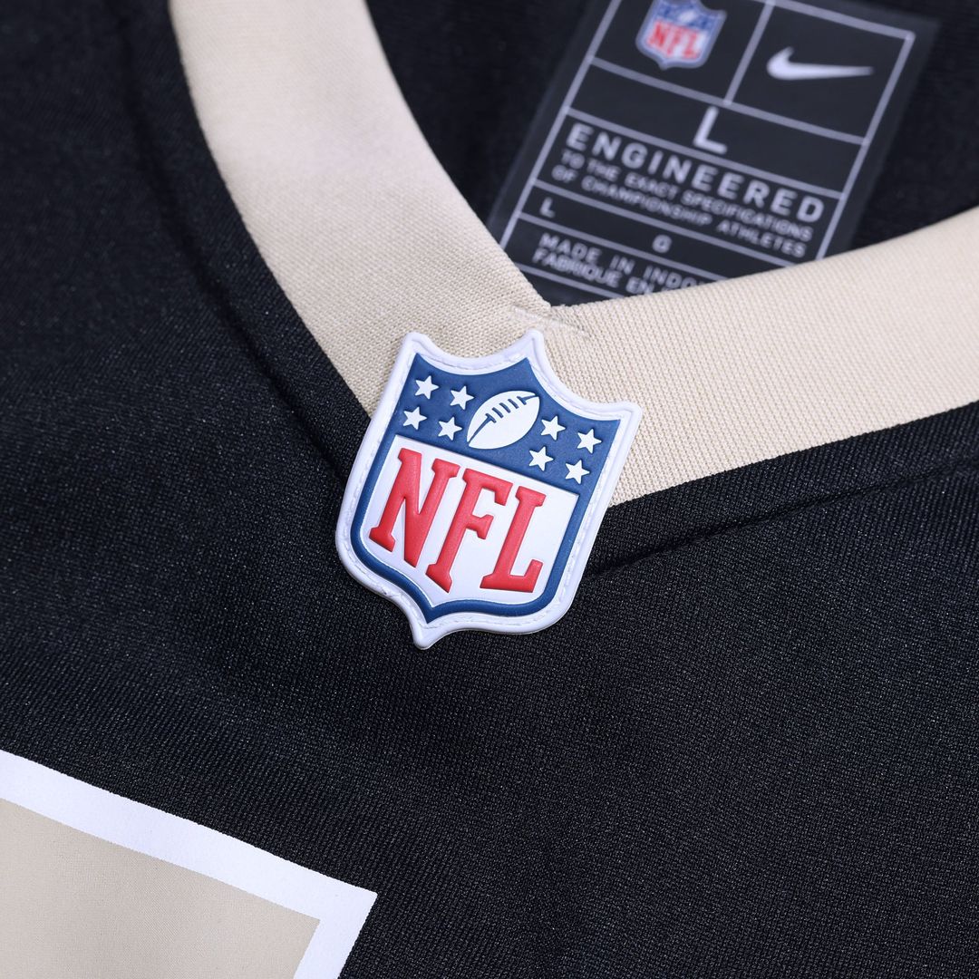 New Orleans Saints Joe Horn Nike Black Game Retired Player Jersey