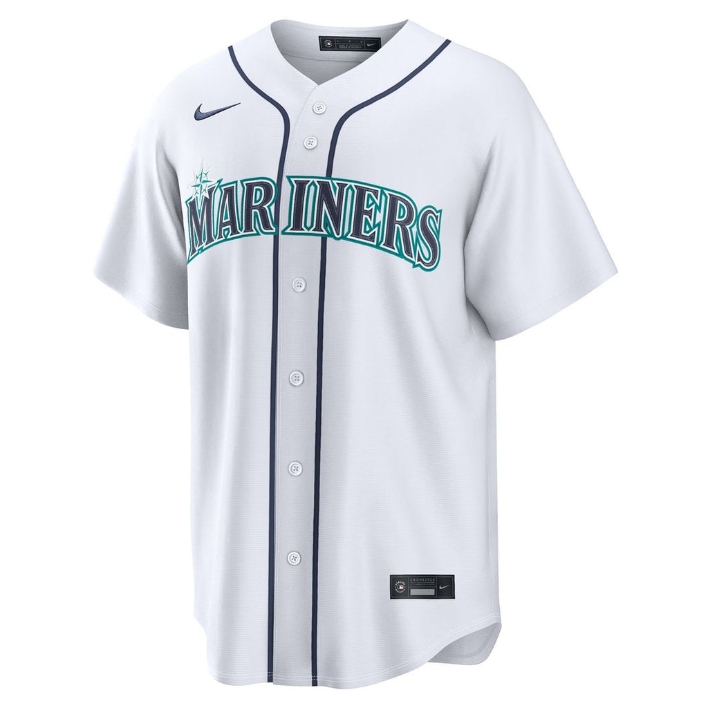 Seattle Mariners Cole Young Nike White Home Replica Jersey