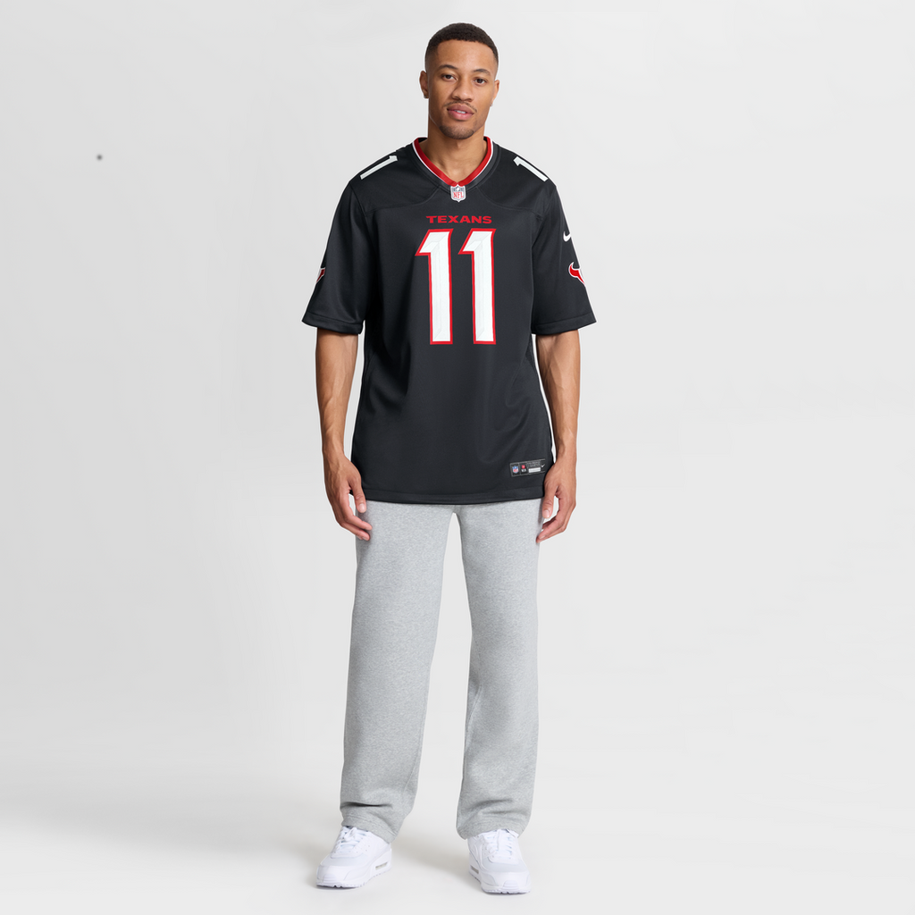 Houston Texans Tremon Smith Nike Navy Team Game Jersey