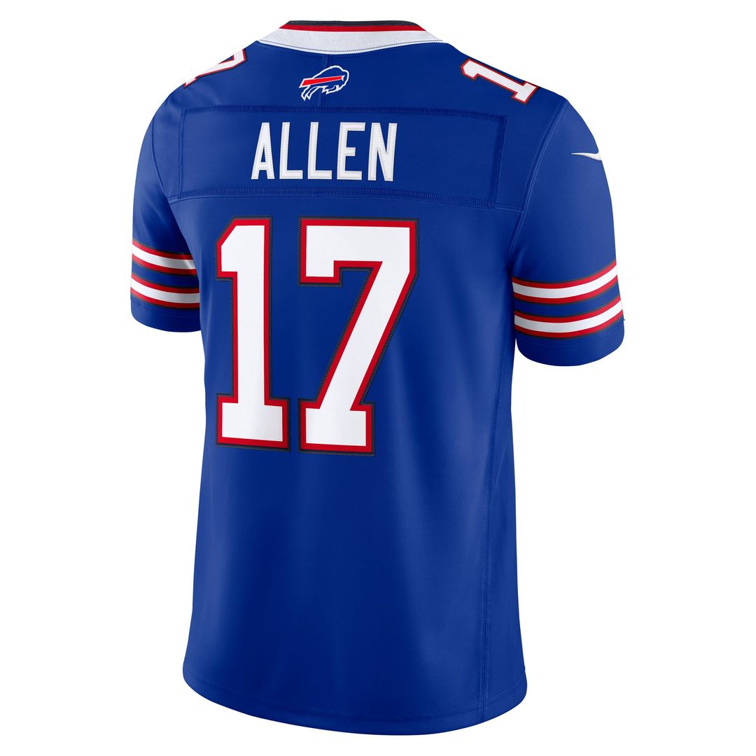 Buffalo Bills Josh Allen Nike Red Alternate Vapor F.U.S.E. Stitched Limited Jersey