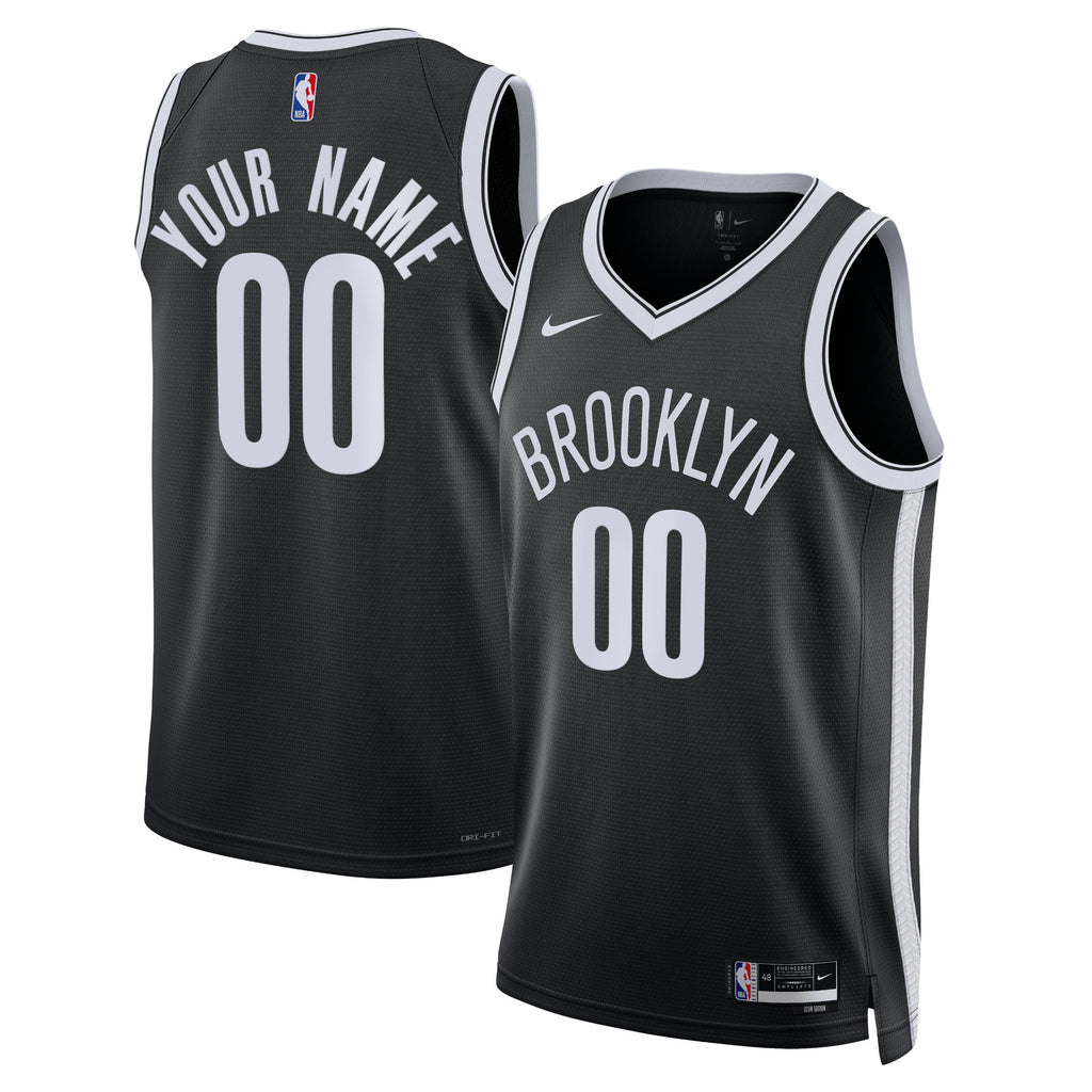 Brooklyn Nets Nike Icon Swingman Jersey - Custom - Unisex