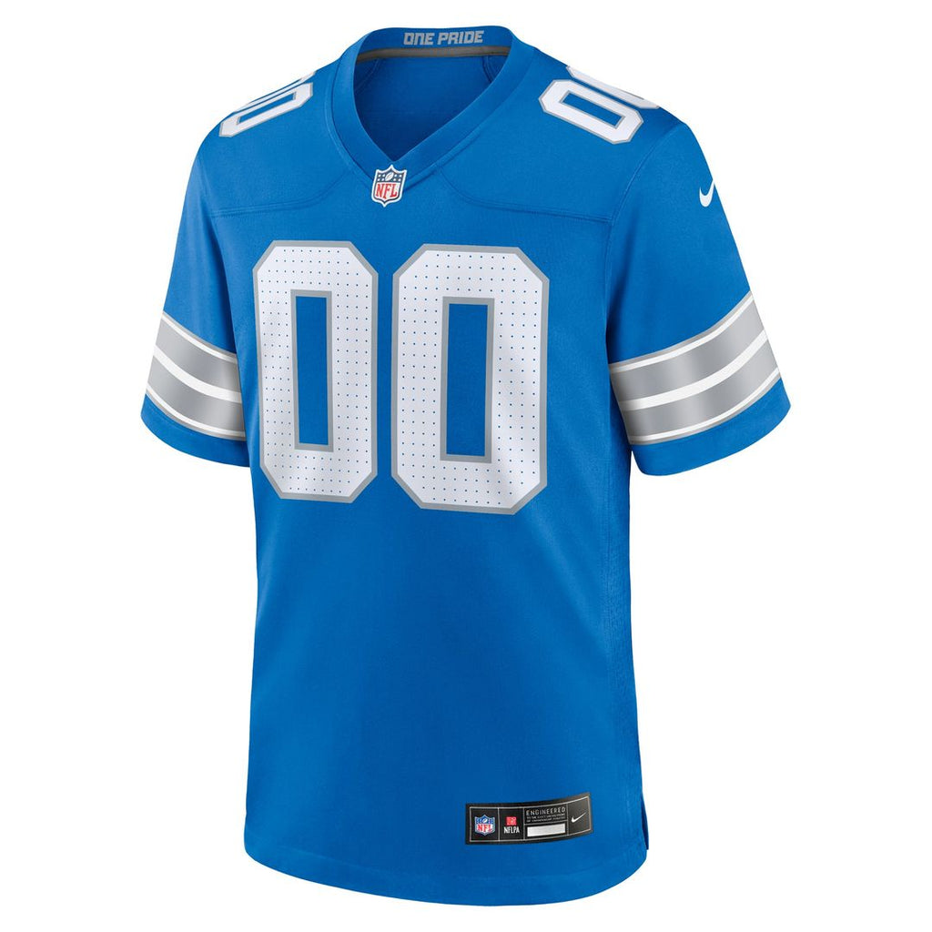Detroit Lions Nike White Custom Game Jersey