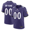 Baltimore Ravens Nike Purple Custom Game Jersey