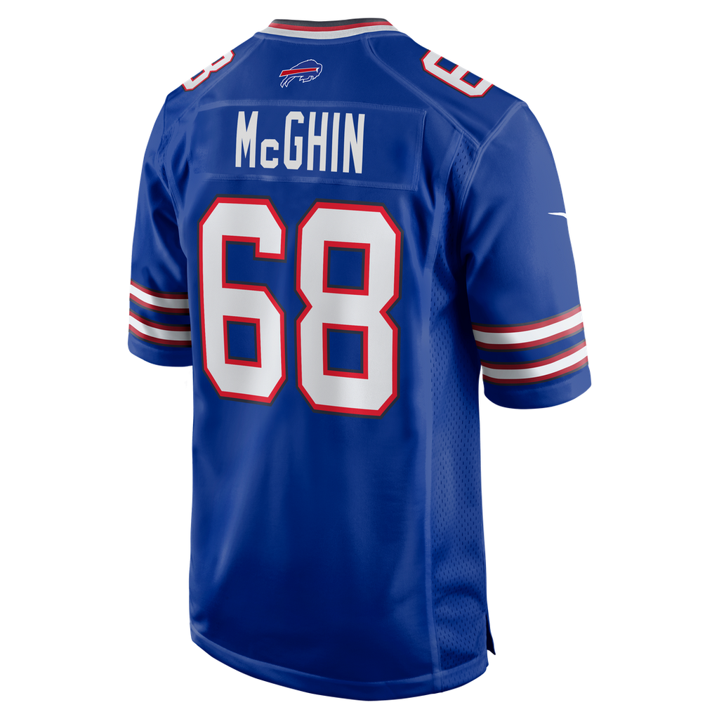 Buffalo Bills Garrett McGhin Nike Royal Team Game Jersey