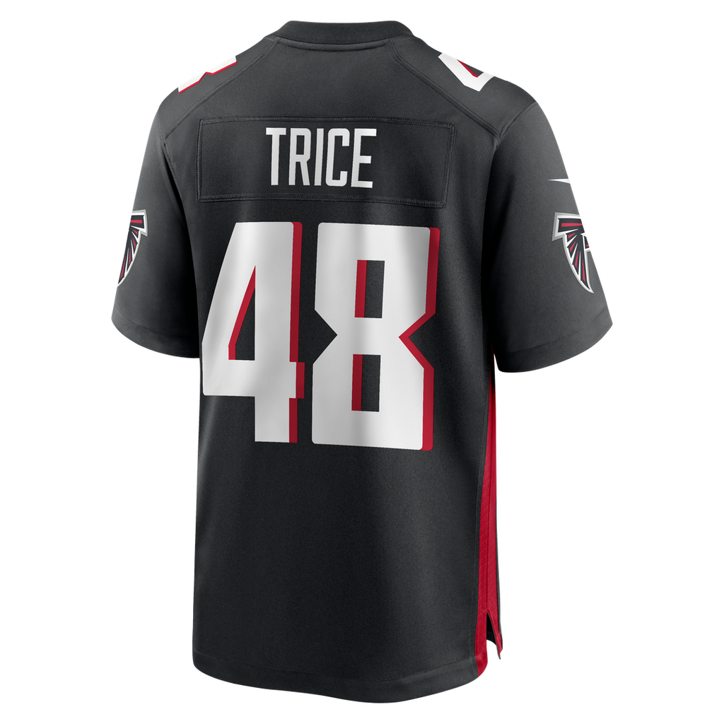 Atlanta Falcons Bralen Trice Nike Black Team Game Jersey