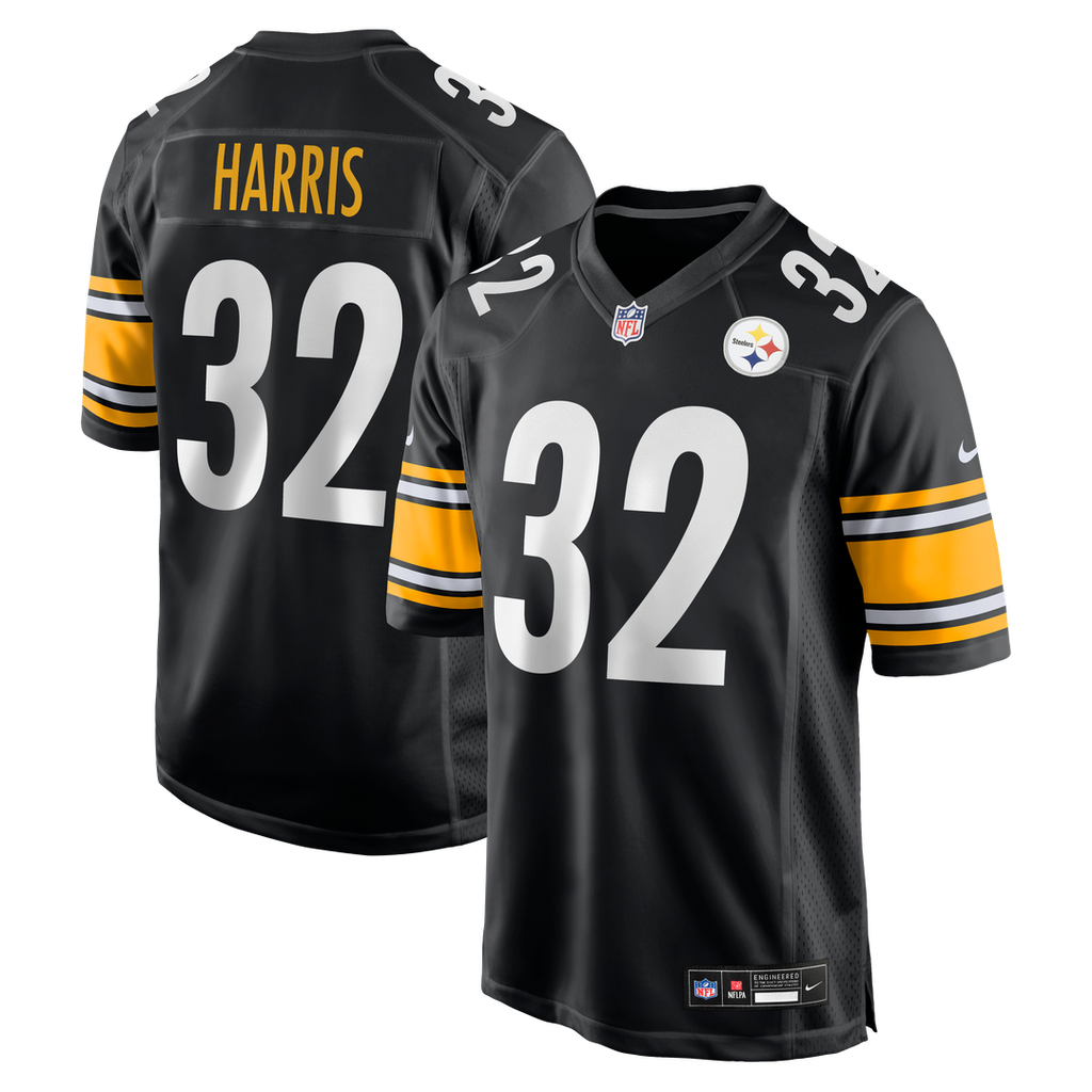 Pittsburgh Steelers Franco Harris Nike Black Game Retired Player Jersey