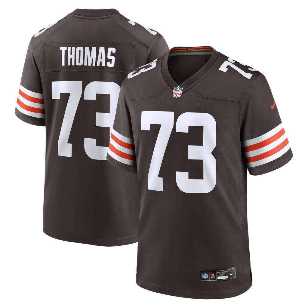 Cleveland Browns Joe Thomas Nike Brown Retired Game Player Jersey