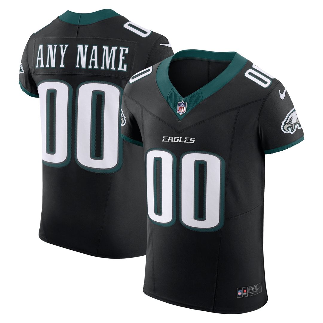 Philadelphia Eagles Nike Midnight Green Team Vapor F.U.S.E. Elite Custom Jersey