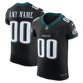 Philadelphia Eagles Nike Black Alternate Vapor F.U.S.E. Elite Custom Jersey
