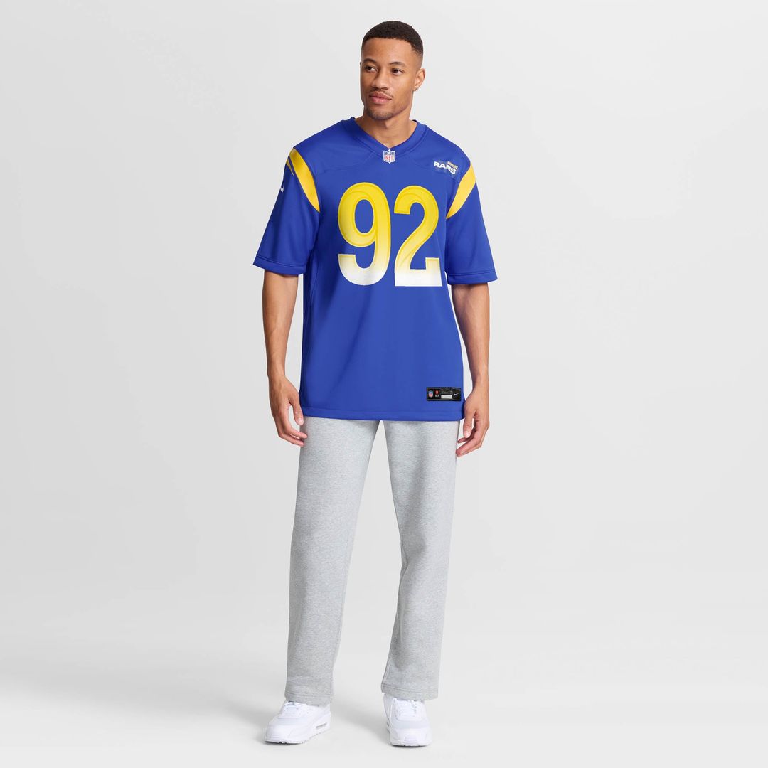 Los Angeles Rams Harrison Mevis Nike Royal Team Game Jersey