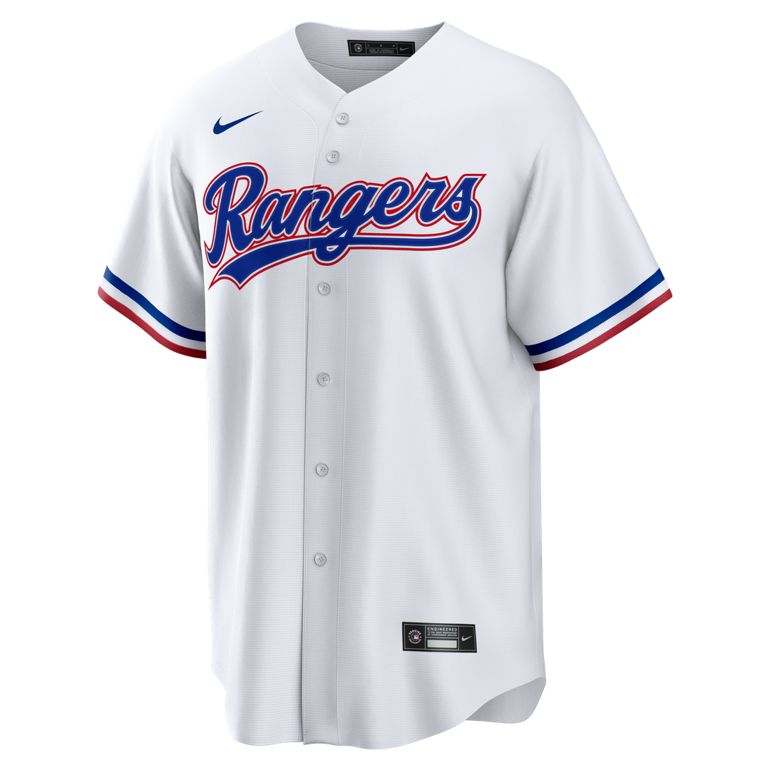 Texas Rangers Ivan Rodriguez Nike White Home Retired Player Replica Jersey