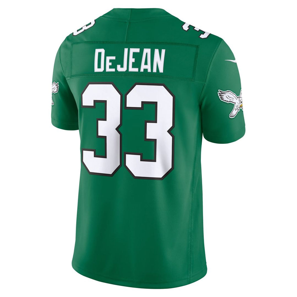 Philadelphia Eagles Cooper DeJean Nike Kelly Green Alternate Vapor F.U.S.E. Stitched Limited Jersey