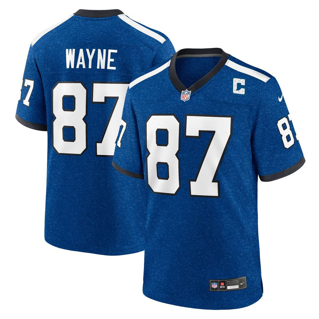 Indianapolis Colts Reggie Wayne Nike Blue Retired Player Alternate Game Jersey