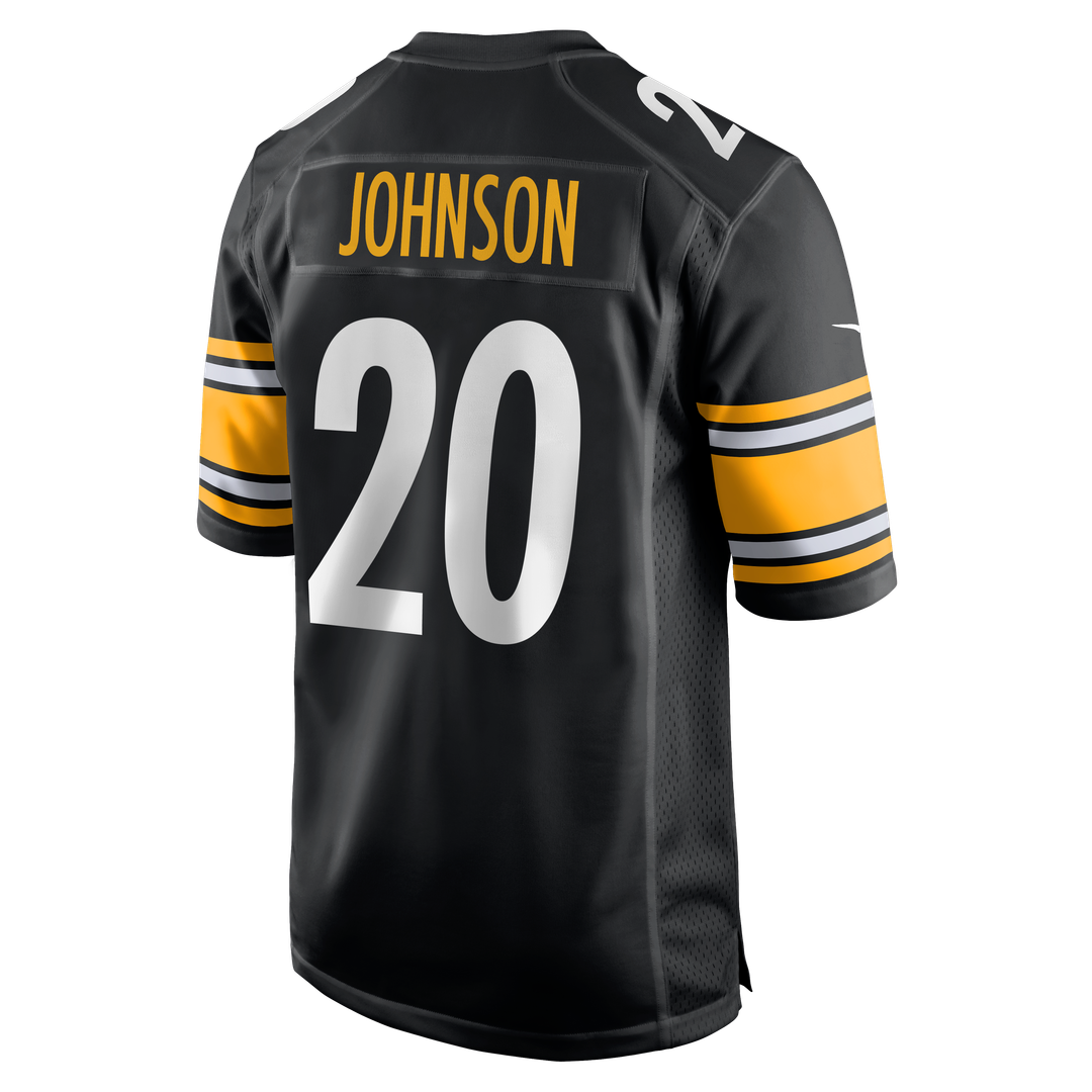 Pittsburgh Steelers Kaleb Johnson Nike Black Team Game Jersey