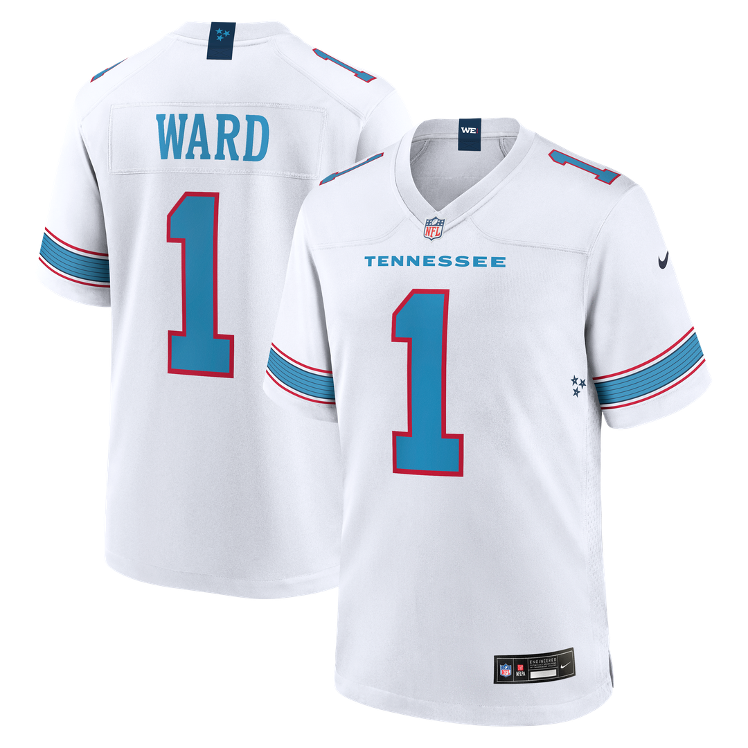 Tennessee Titans Cameron Ward Nike Light Blue Game Jersey