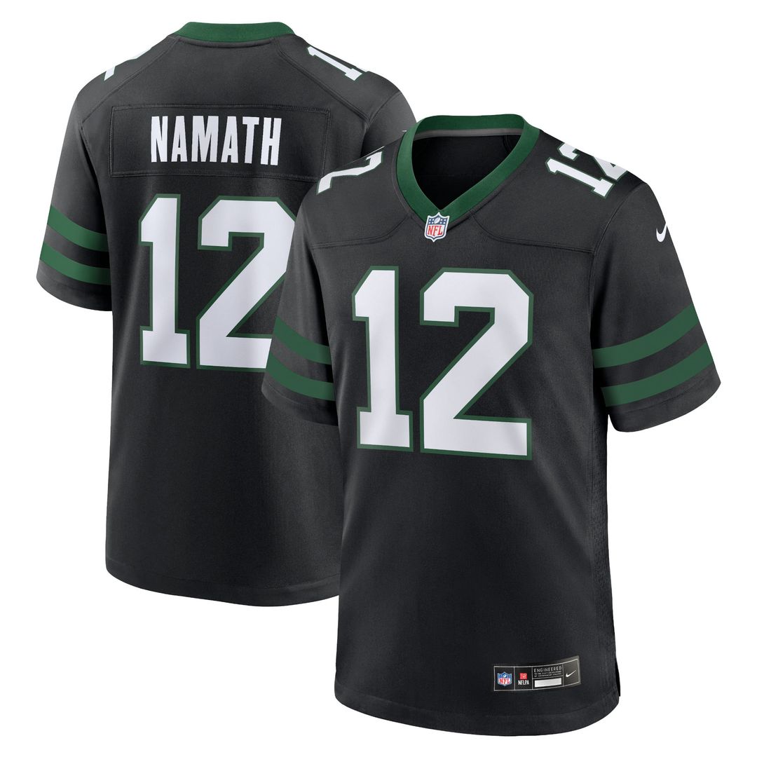 New York Jets Joe Namath Nike Legacy Green Game Jersey
