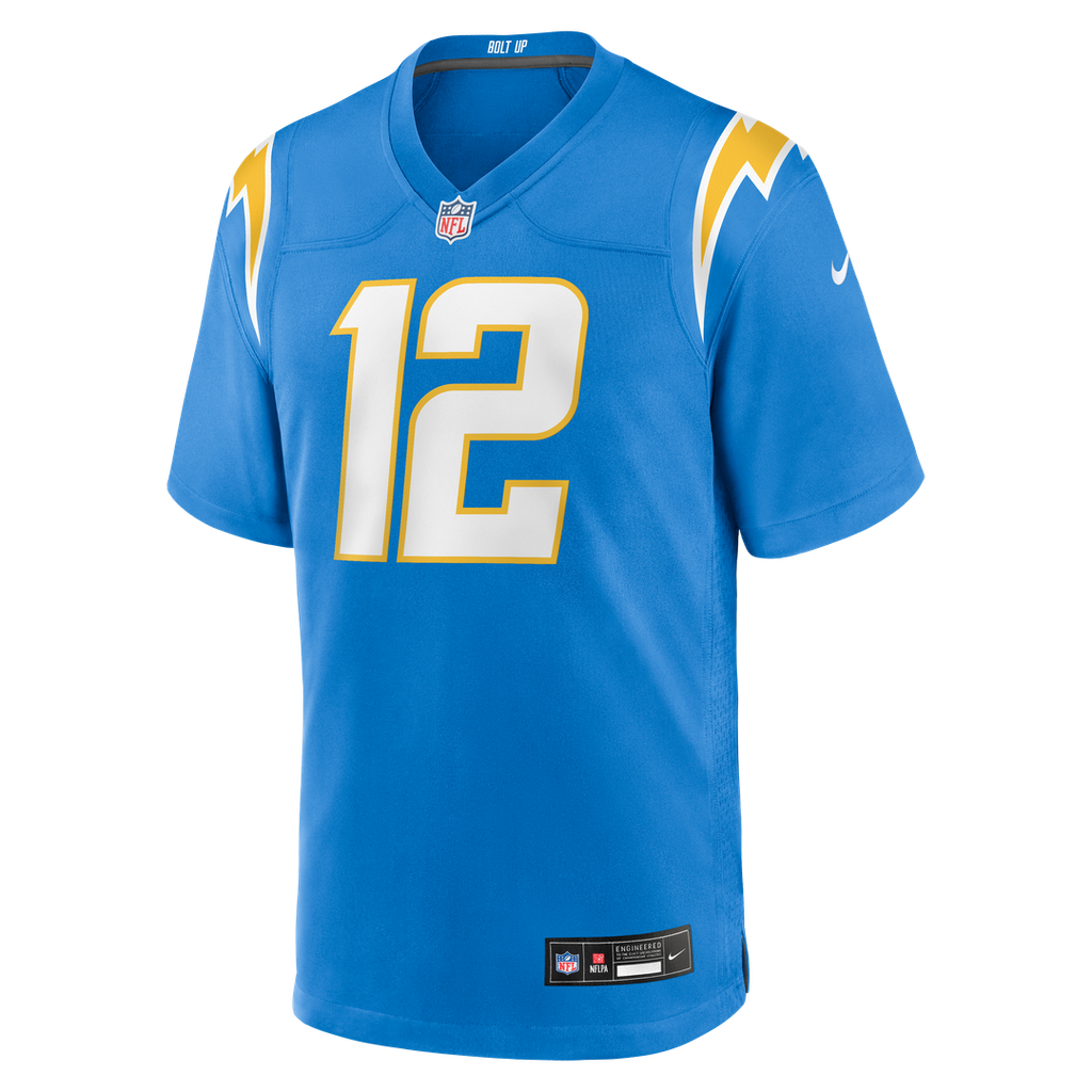 Los Angeles Chargers Derius Davis Nike Powder Blue Team Game Jersey