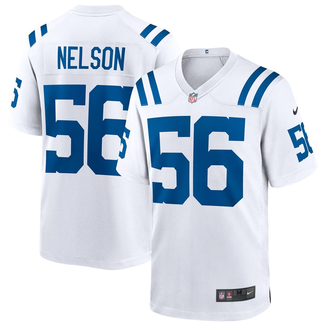 Indianapolis Colts Quenton Nelson Nike White Game Player Jersey