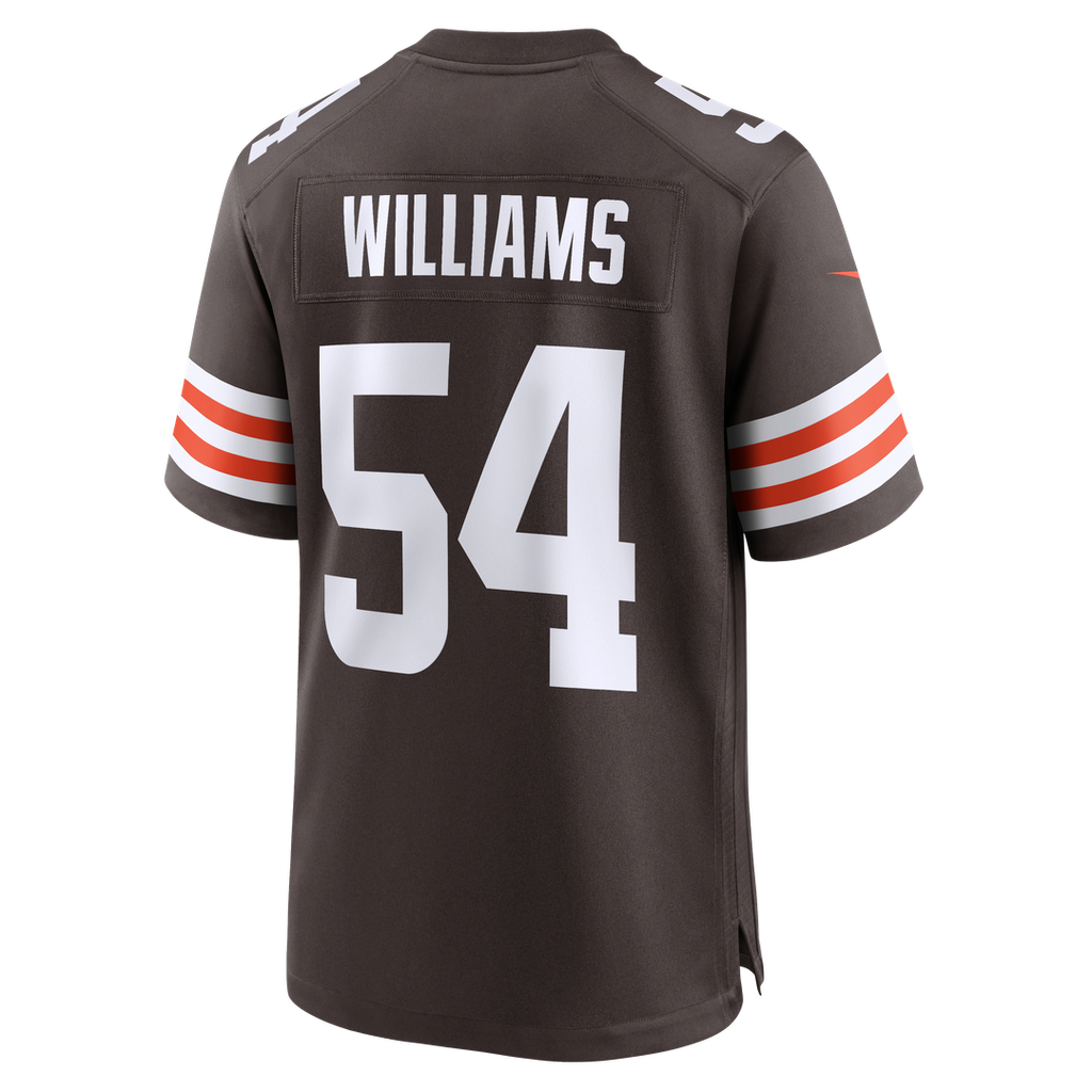 Cleveland Browns Sam Williams Nike Brown Team Game Jersey