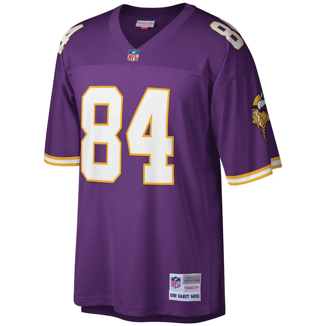 Minnesota Vikings Randy Moss Mitchell & Ness White Legacy Replica Jersey