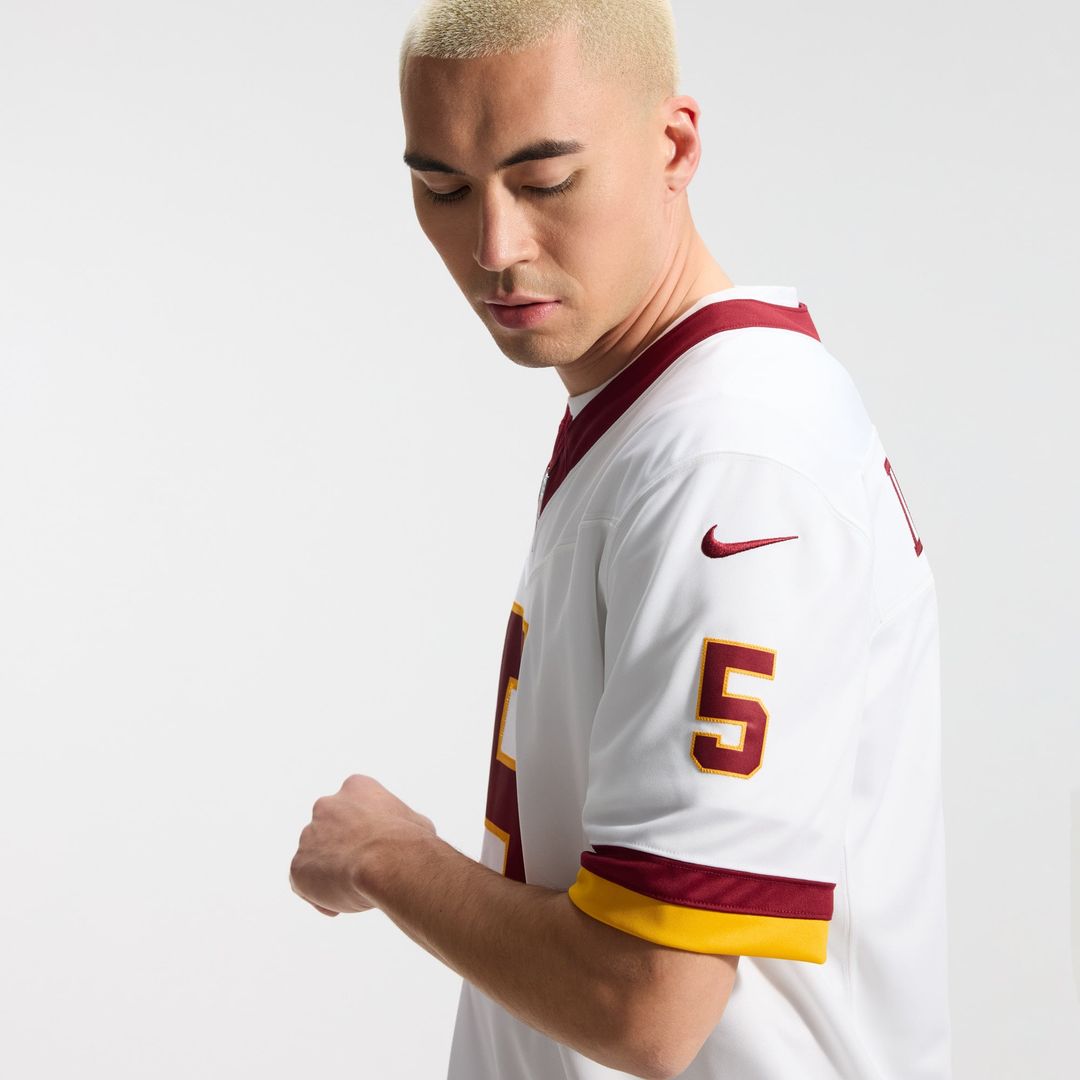 Washington Commanders Jayden Daniels Nike Burgundy Team Vapor F.U.S.E. Stitched Limited Jersey