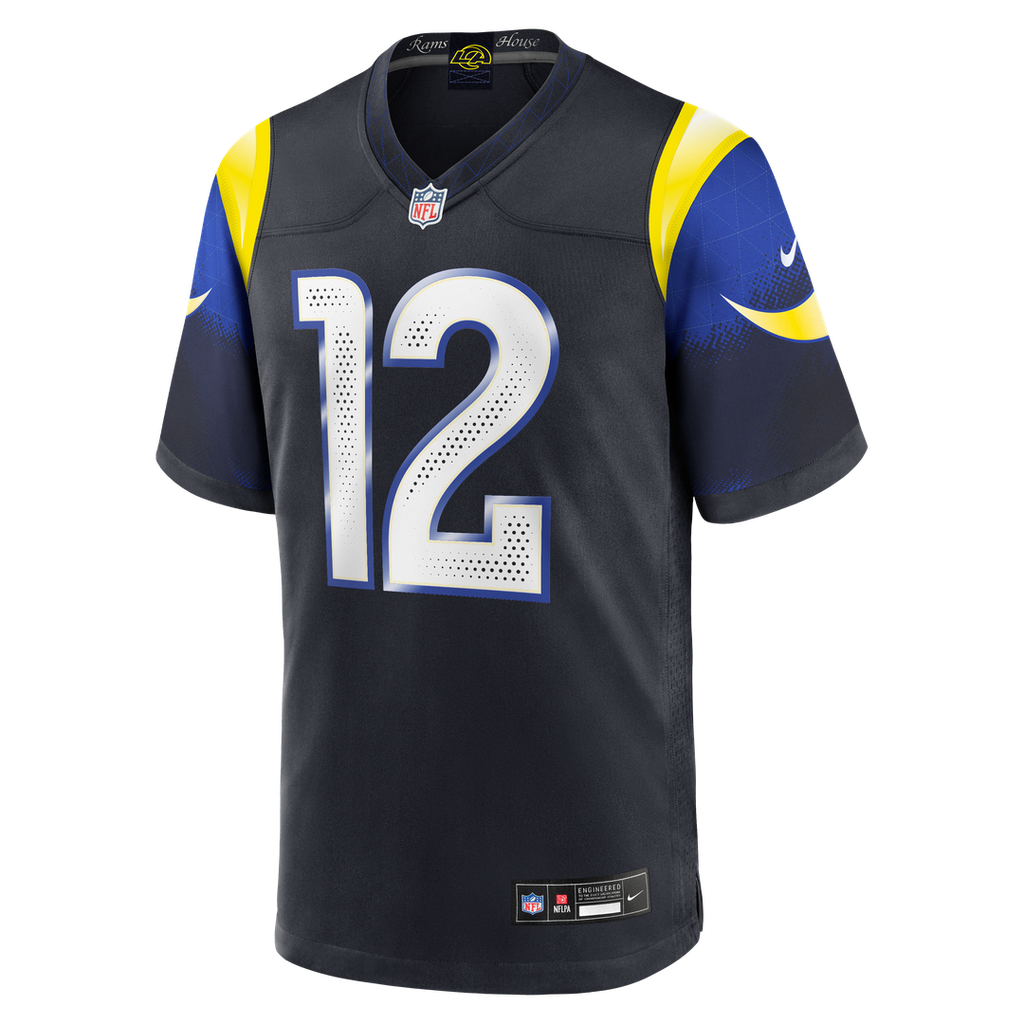 Los Angeles Rams Puka Nacua Nike Dark Blue Rivalries Collection Game Jersey