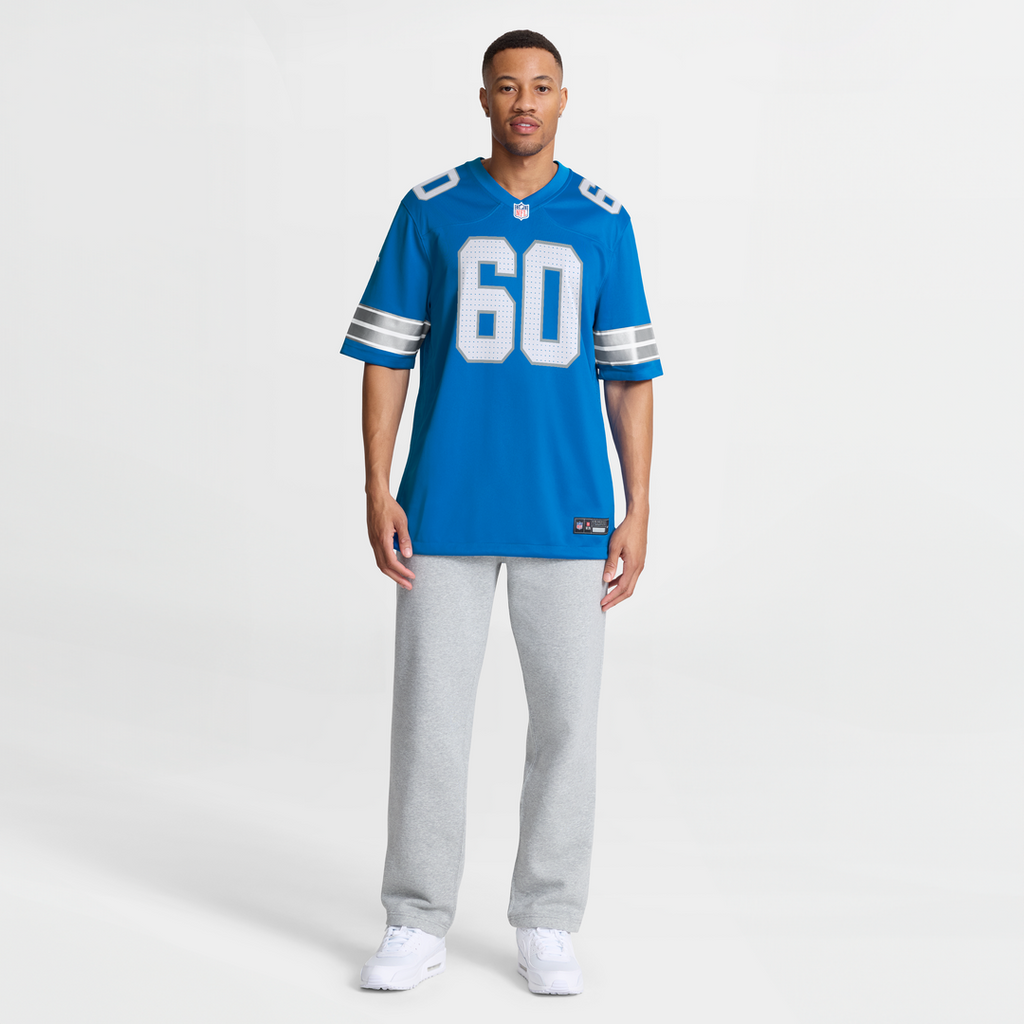 Detroit Lions Graham Glasgow Nike Blue Team Game Jersey