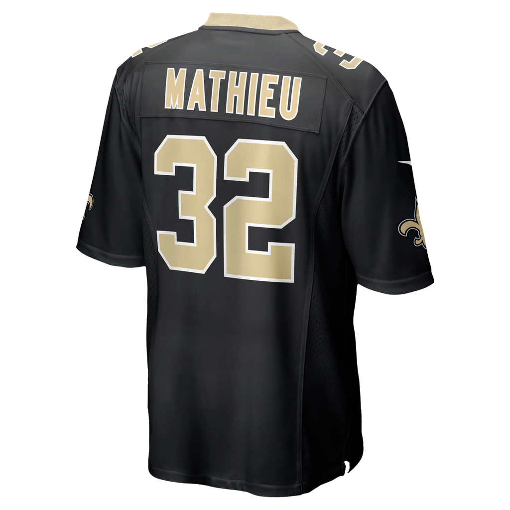New Orleans Saints Tyrann Mathieu Nike Gold Gameday Golds Alternate Game Player Jersey