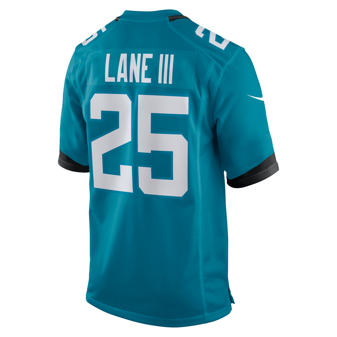 Jacksonville Jaguars Rayuan Lane III Nike Teal Team Game Jersey