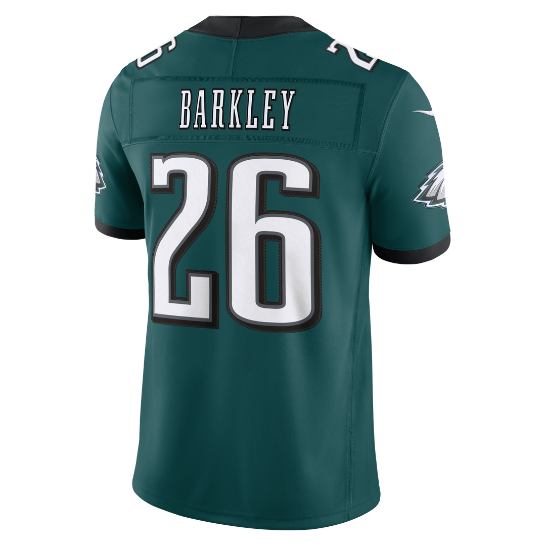 Philadelphia Eagles Saquon Barkley Nike Kelly Green Alternate Vapor F.U.S.E. Stitched Limited Jersey
