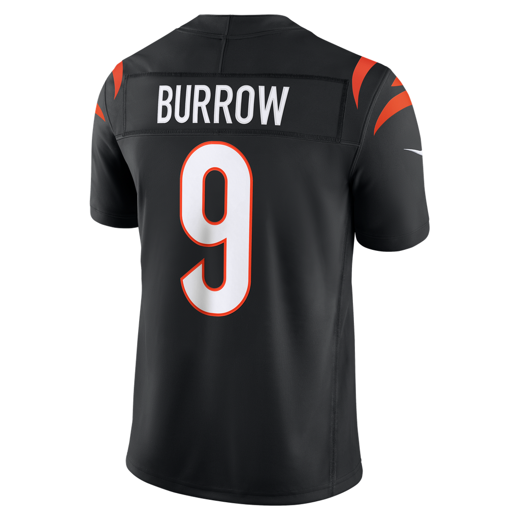 Cincinnati Bengals Joe Burrow Nike Orange Alternate Vapor F.U.S.E. Stitched Limited Jersey